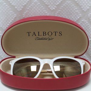 Talbots White and Cream Sunglasses